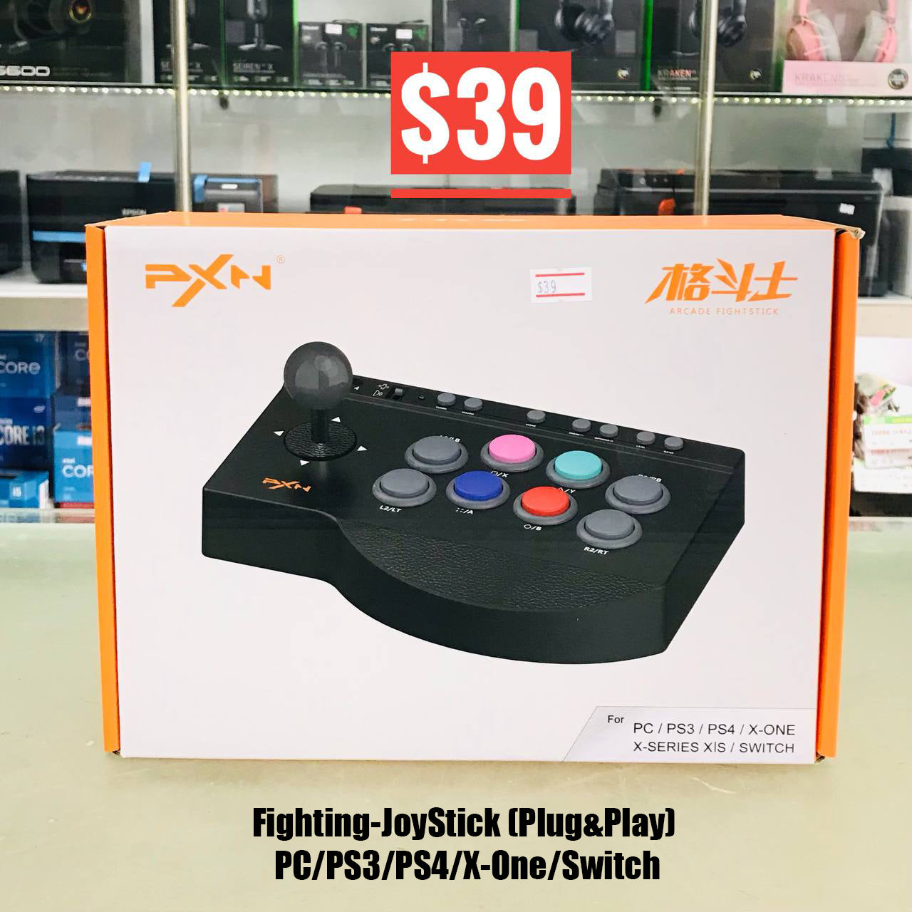  PXN Arcade Stick joystick PC Game Controllers for