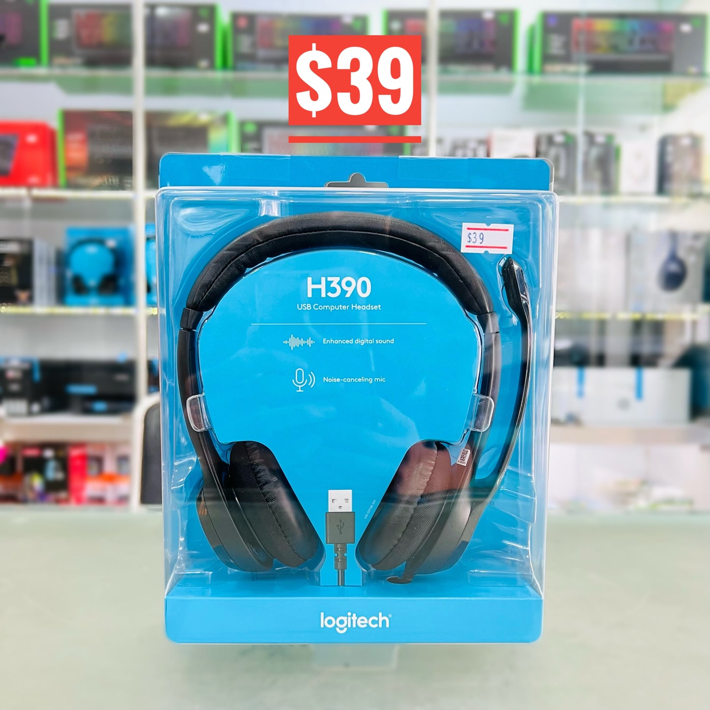 Headset Logitech H390 USB 7.1