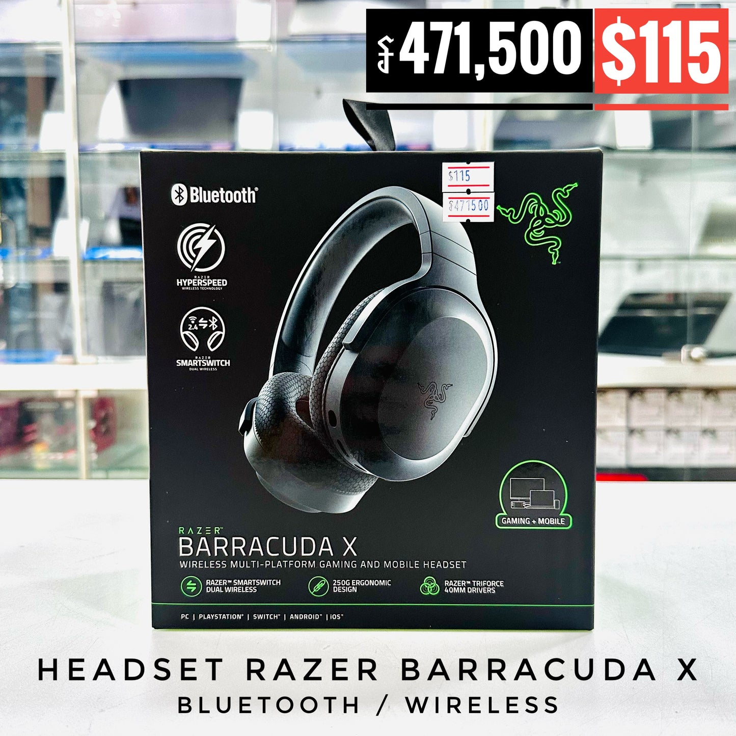 Razer BARRACUDA X WiFi/BT