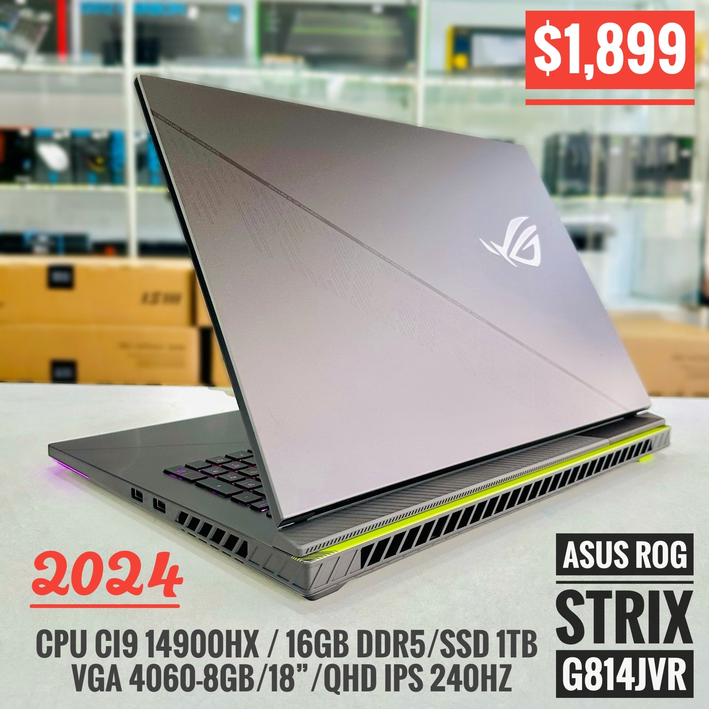 Asus ROG G18 G814GVR 2024