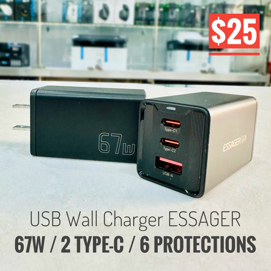 USB Wall Charger 67W