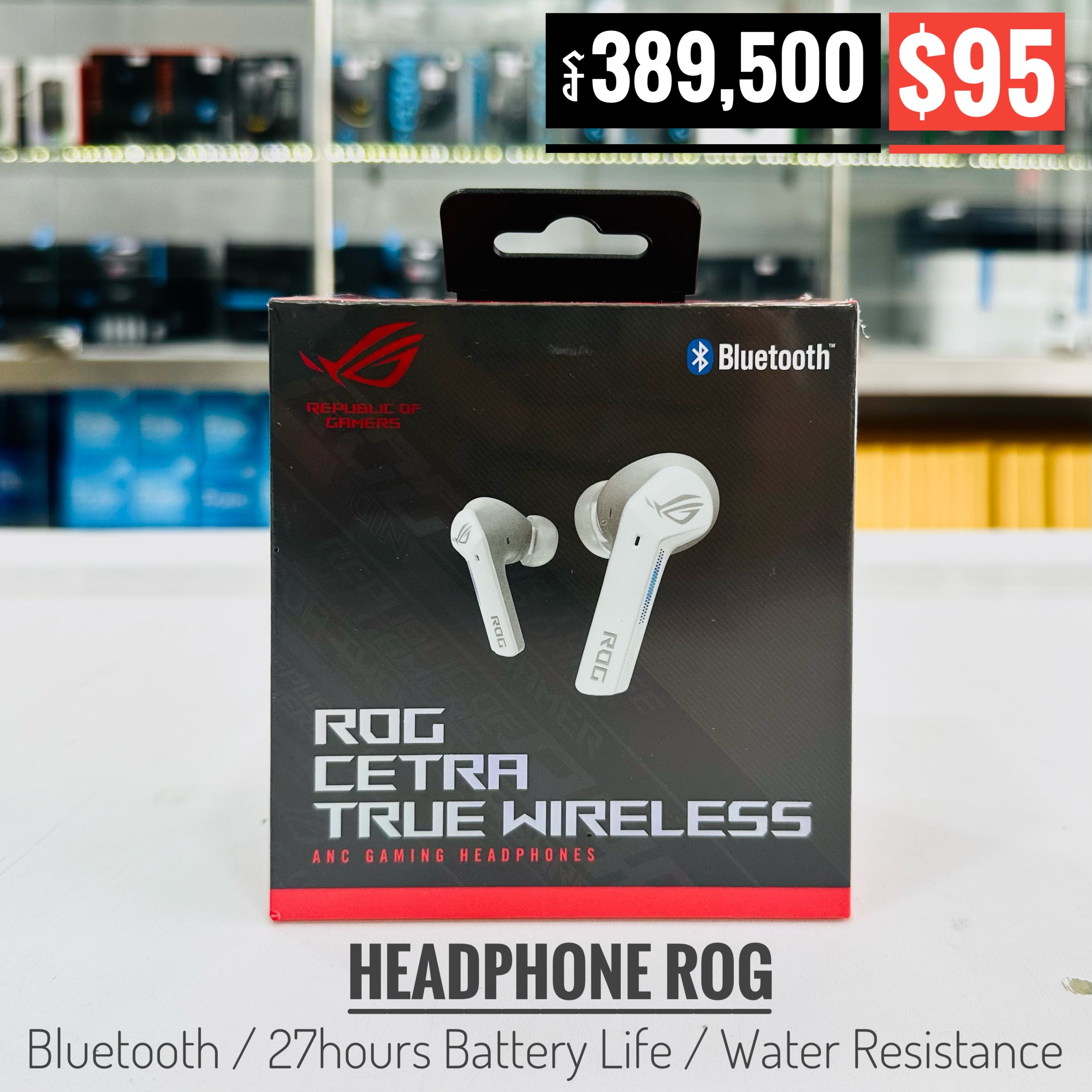 HEADPHONE ROG Cetra True Wireless The Quality Electronics Store